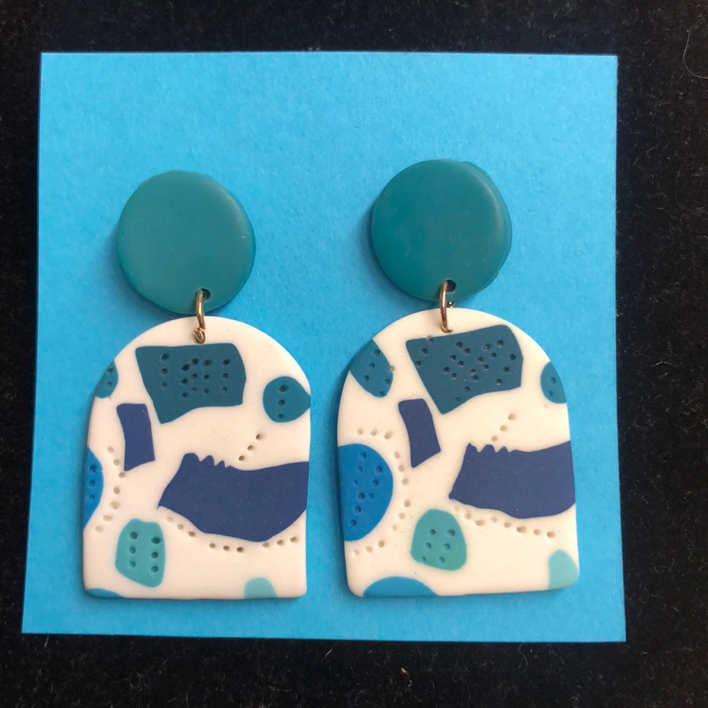 Polymer clay earrings